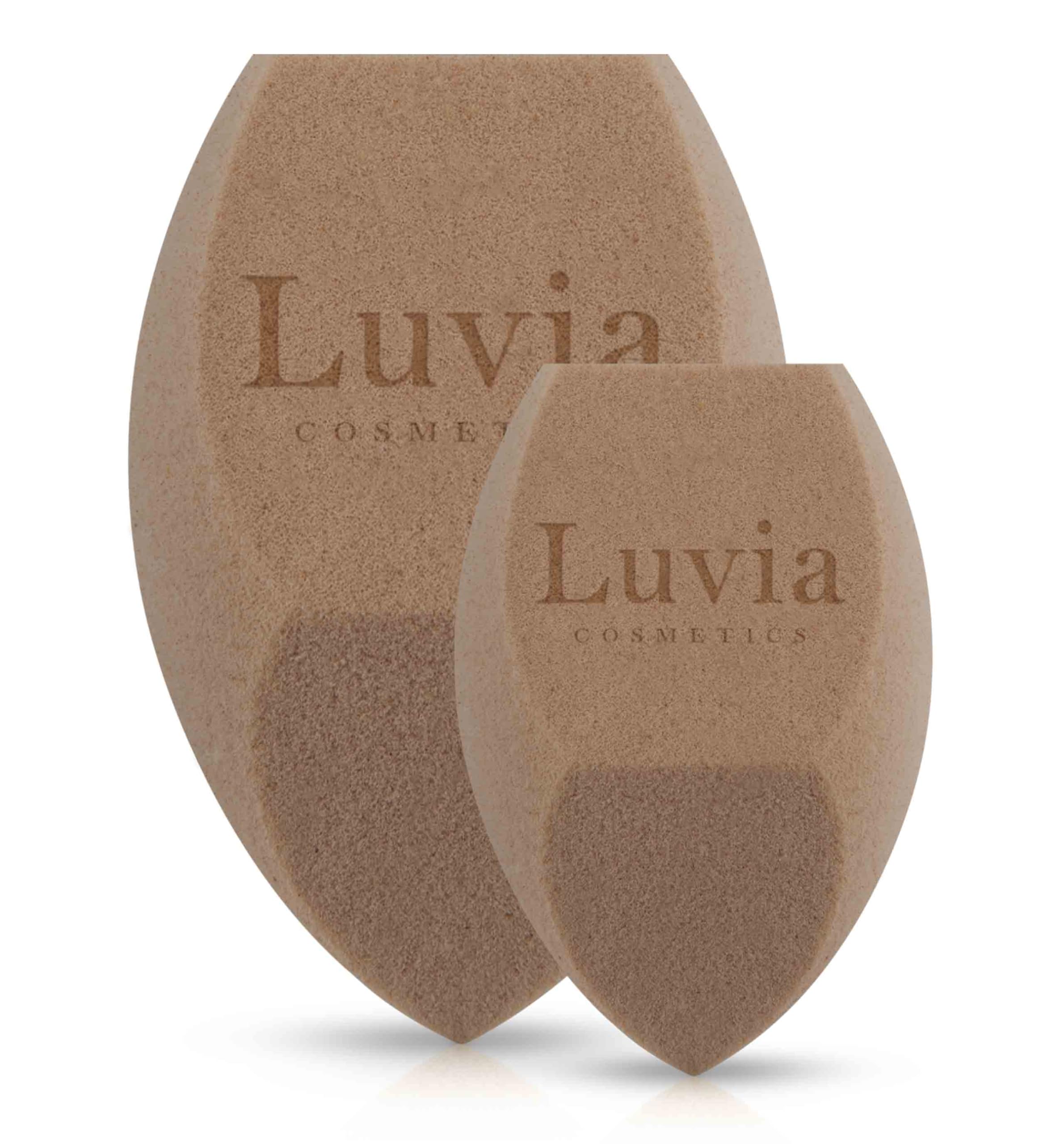 Sponge i gąbka do makijażu XXL w zestawie – Luvia Cosmetics – blenda do makijażu Elegance Coffee