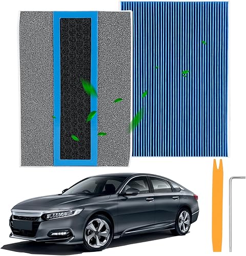 Miniatura 1 de 1 filtro de aire de cabina HEPA de repuesto de carbón activado CF11854 compatible con Nissan Qashqai 2017-2022, Rogue 2014-2020, Rogue Sport