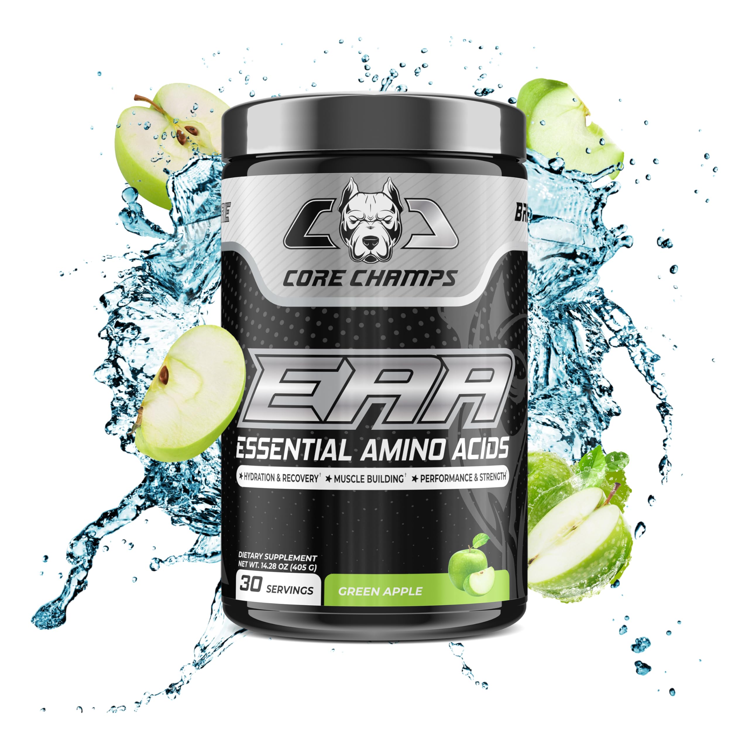 EAA-30 Ser (Green Apple)|Muscle Growth,Recovery&Endurance|9.7g EAAs & BCAAs|L-Threonine|L-Lysine HCL|L-Methonine|L-Phenylalanine|L-Tryptophan|L-Histidine|L-Isoleucine|L-Leucine|L-Valine