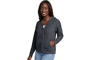 Comfy Gray Zip Up: The Women's Ecosmart Fleece Essentials