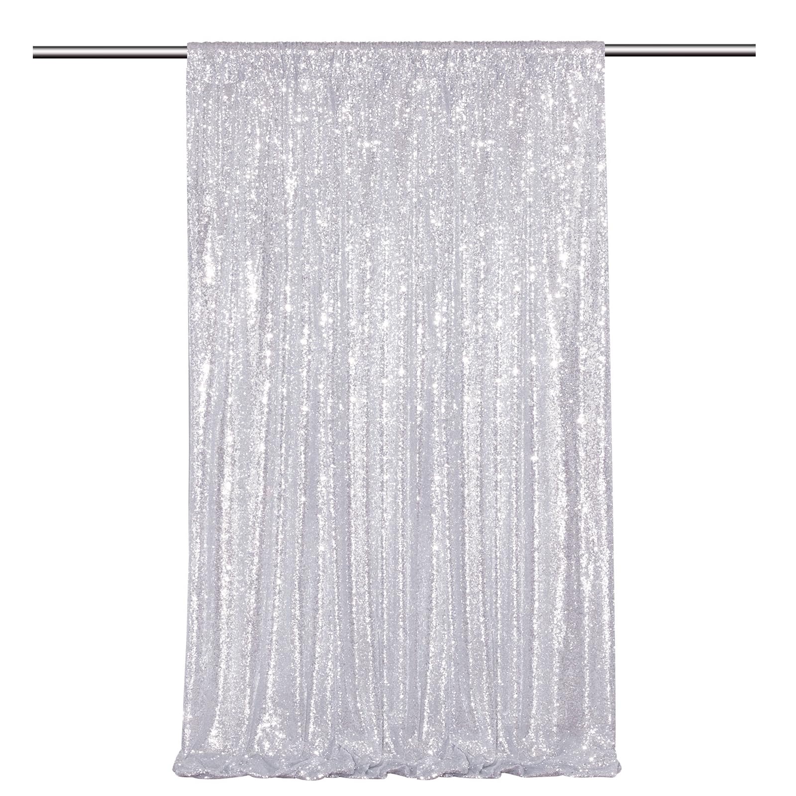 Gold Sequin Backdrop Curtain Panels Stage 2 Pieces 2FTx8FT Sheer Gold Curtains Backdrop Photo Backdrop Curtains for Wedding Birthday Party Background Drapes Christmas Decorations — Amazon image 32