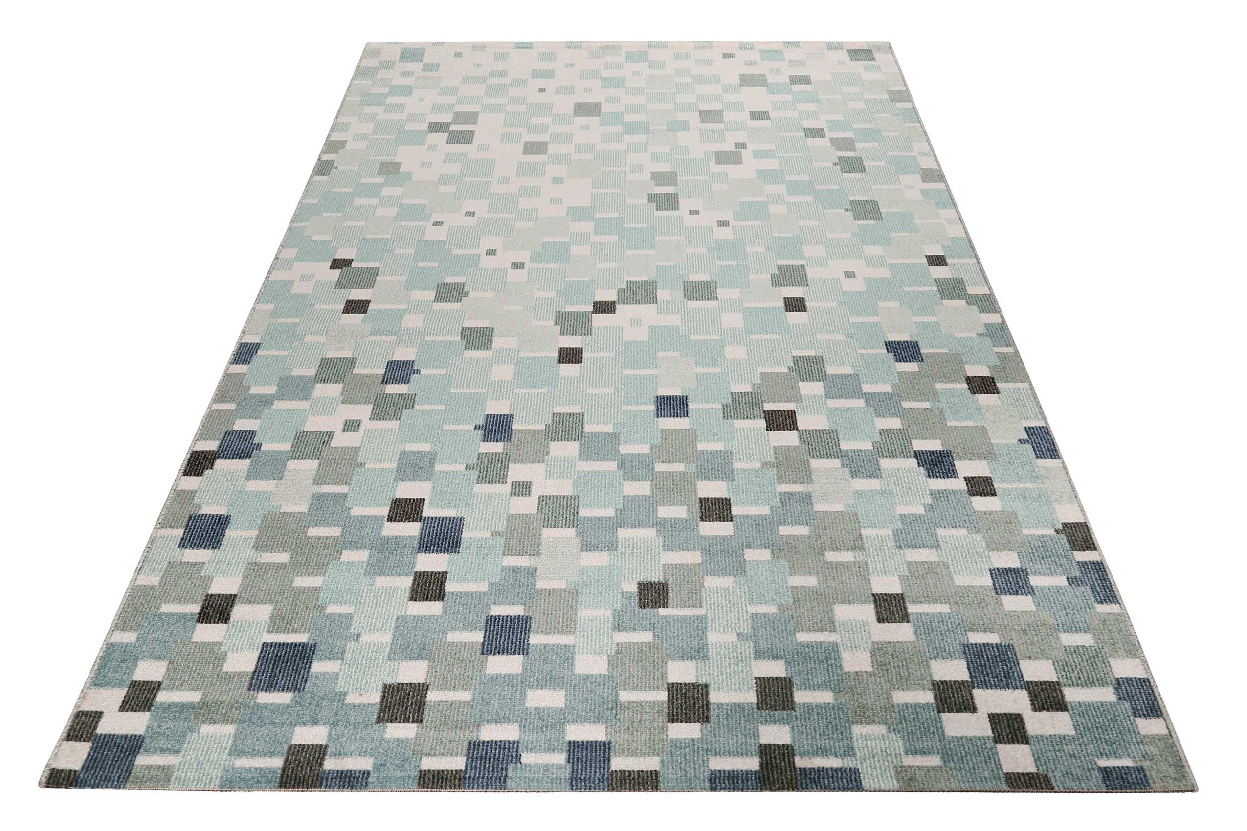 Wecon Home Pacific gewebter Outdoor-Teppich, 80 x 150 cm, blau