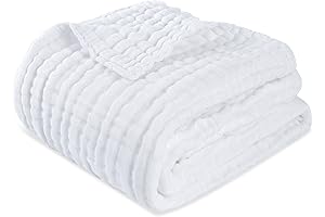 Premium 6 Layer Cotton Muslin Blanket, Ultra Soft for Infants