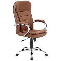 Amazon Brand – Solimo Obidos High Back Executive Chair (Brown)