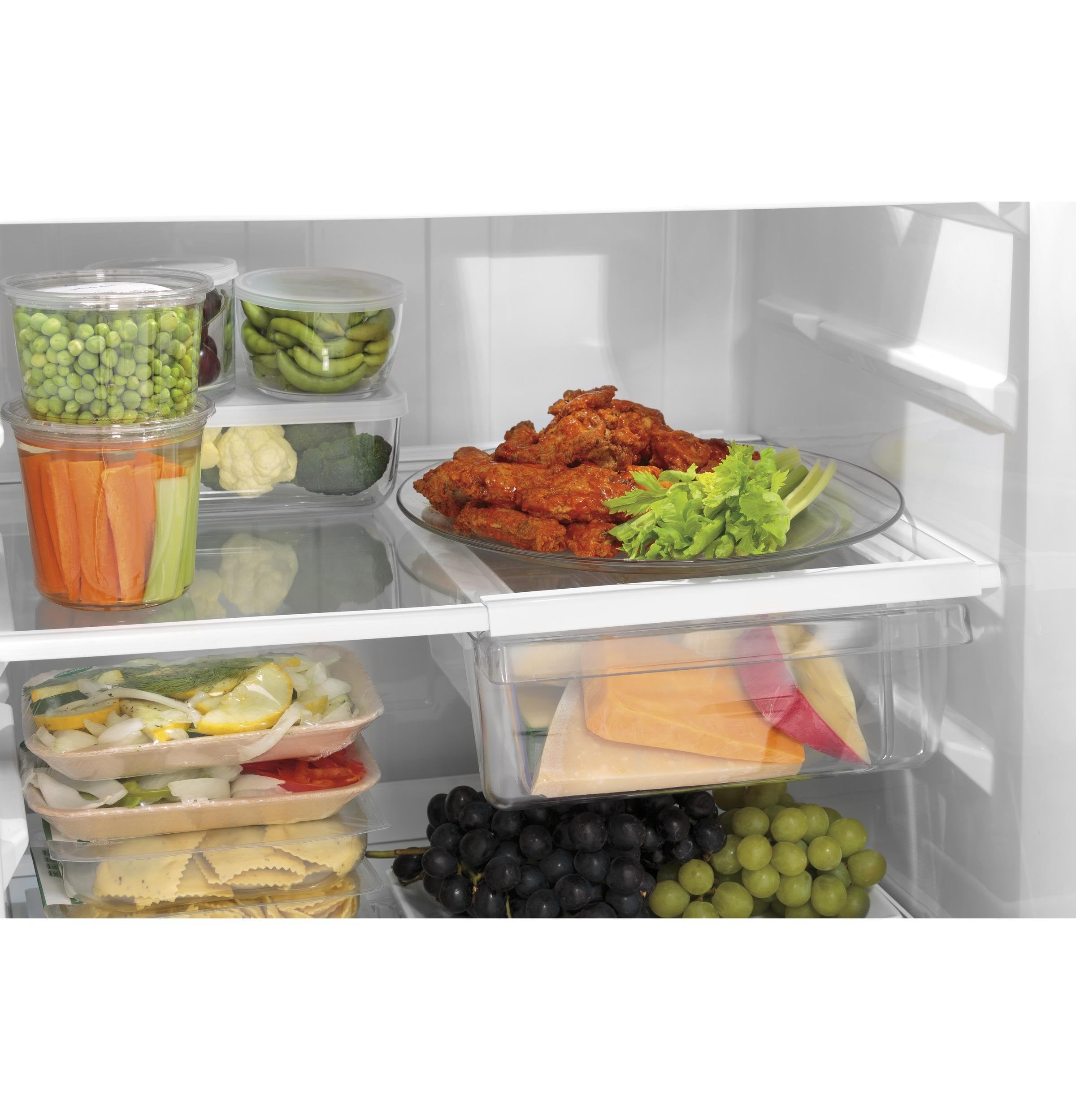 GE® 16.6 Cu. Ft. Top-Freezer Refrigerator on Fridge.com - View 5