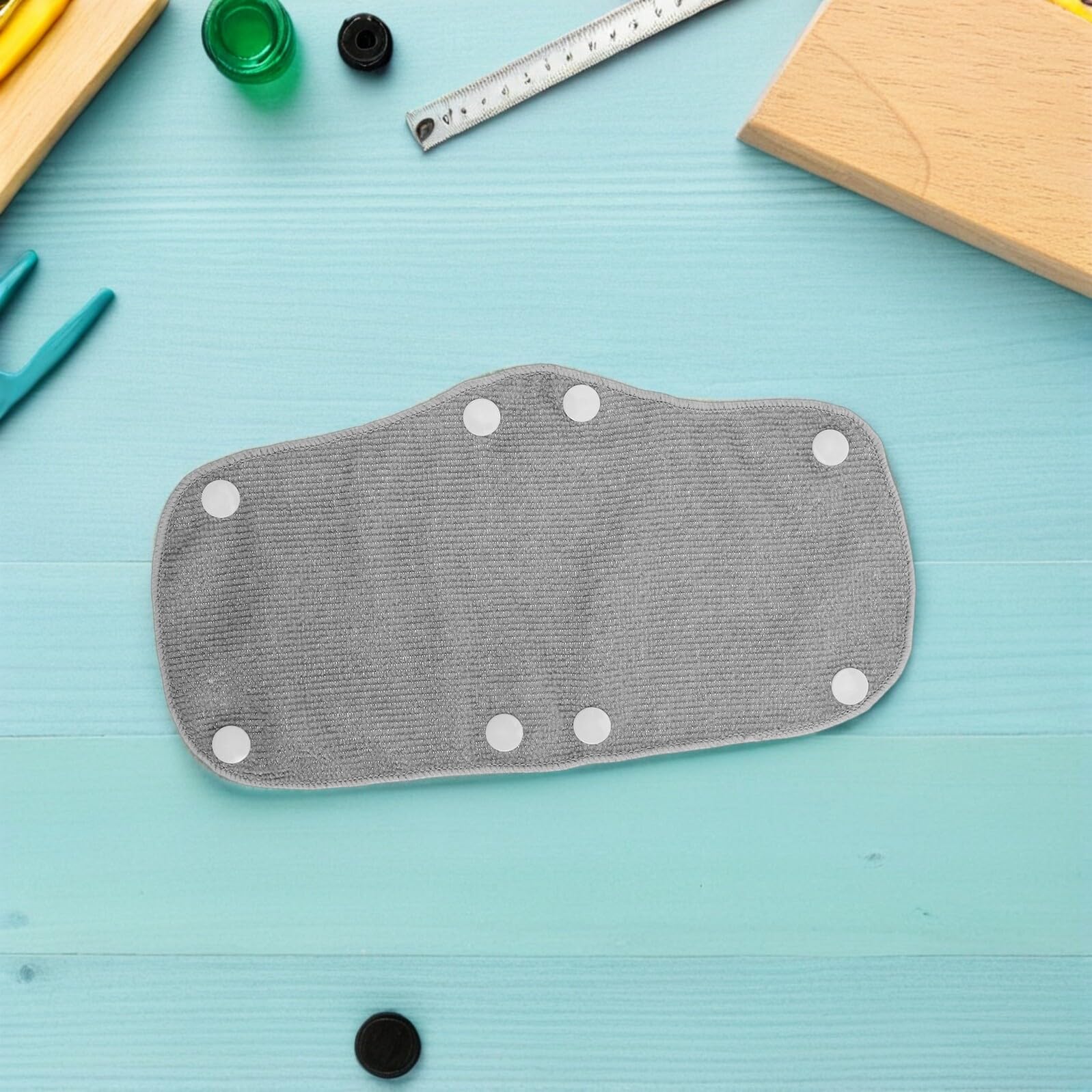 Ipetboom Bandas de Sudor para Cascos de Seguridad 24 Piezas Reutilizables y Absorbentes Gris Acolchadas y Desmontables Compatibles para Cascos de Construcción y Uso Laboral