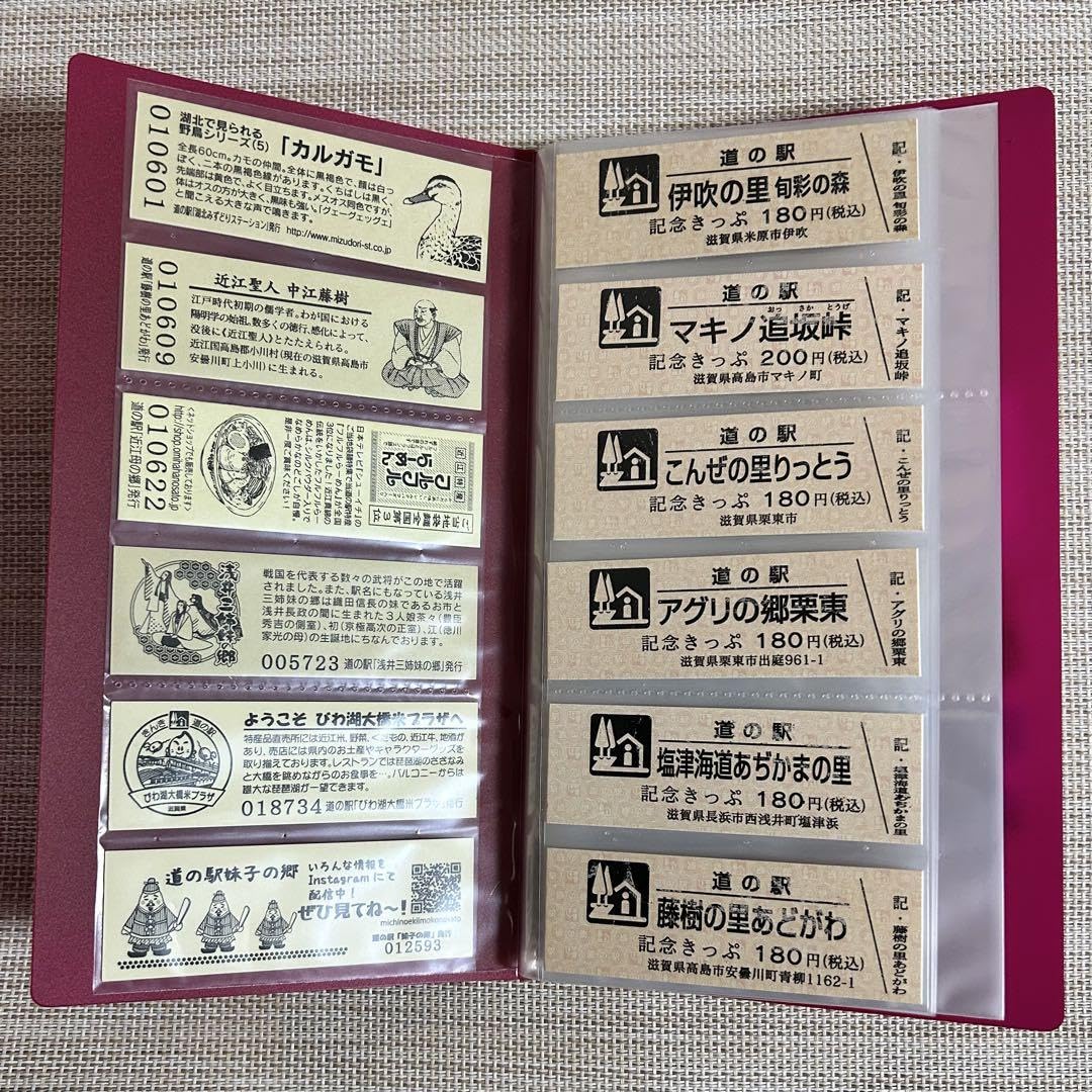 Amazon.co.jp: 道の駅 記念きっぷホルダー 120枚収納 加工自作品