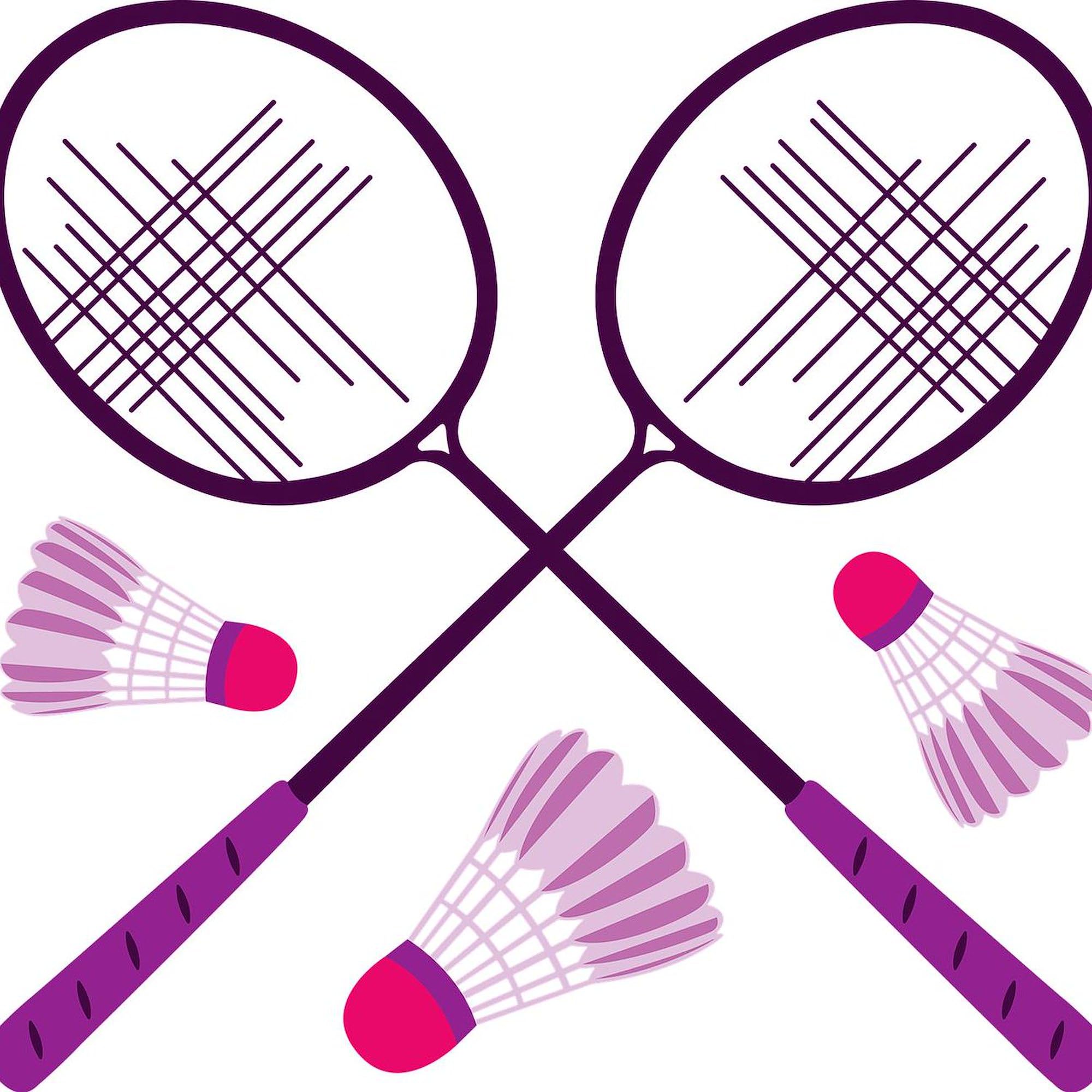 CafePress Badminton Rackets Patches 4