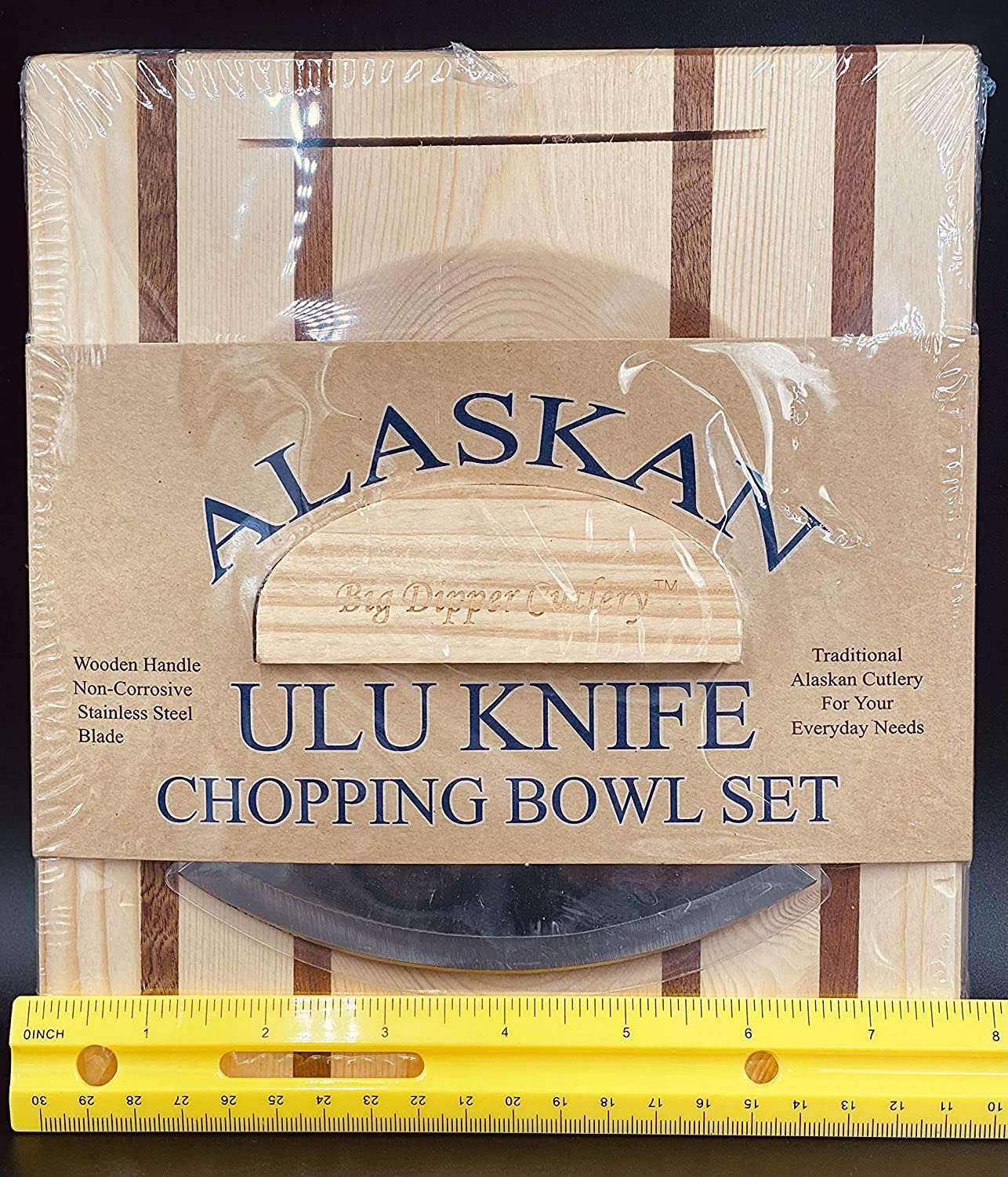 Amazon.com: Ulu Knife and Chopping Bowl with Salad Claws