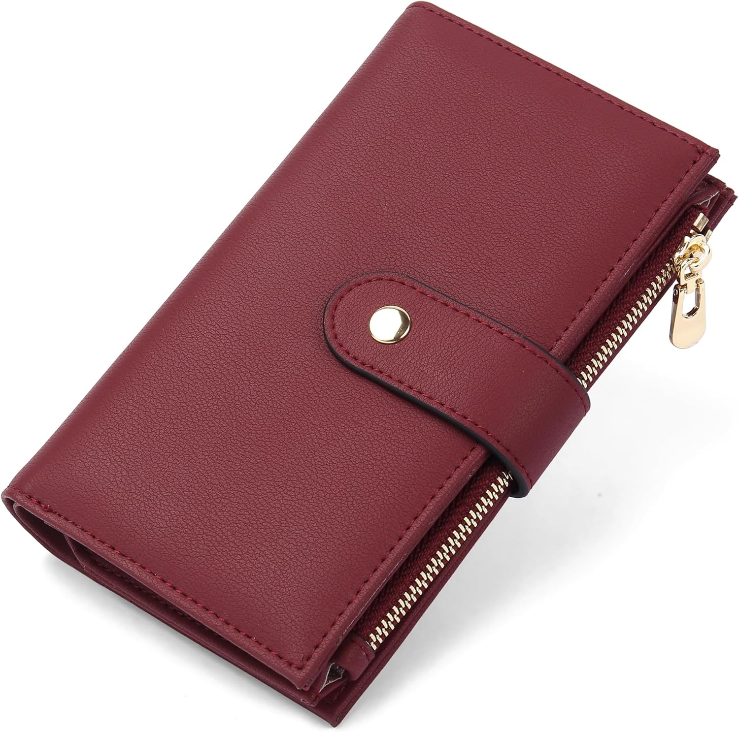 Amazon.com: yiijay Womens Wallet RFID Blocking Leather Trifold Clutch ...