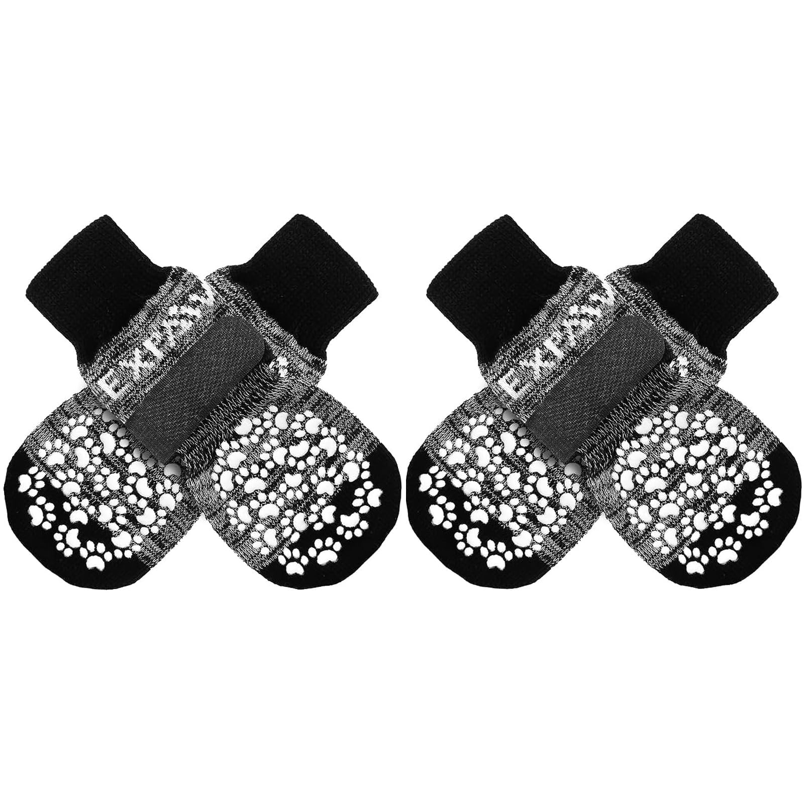 Photo 1 of EXPAWLORER Anti Slip Dog Socks to Prevent Licking Paws, Dog Shoes for Hot Pavement, Dog Booties for Small Medium Large Senior Dogs, Traction Control Boots & Paw Protectors for Hardwood Floors