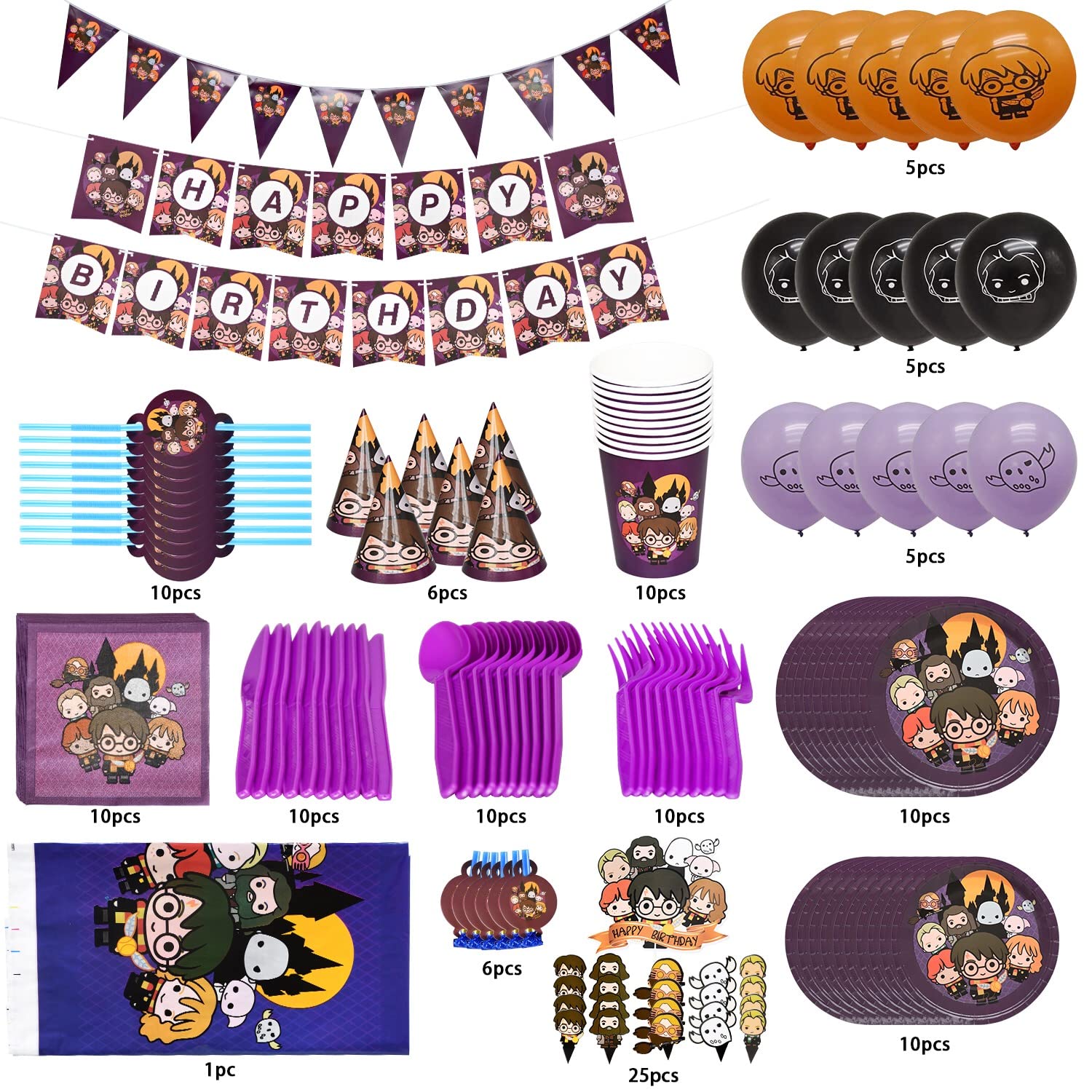 Eleena harry potter birthday supplies, harry potter birthday party