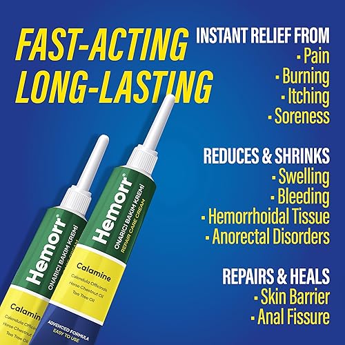 Miniatura 3 de Crema de tratamiento de hemorroides con castaño de indias, aceite de caléndula, óxido de zinc y aceite de árbol de té - Alivio rápido para el dolor,