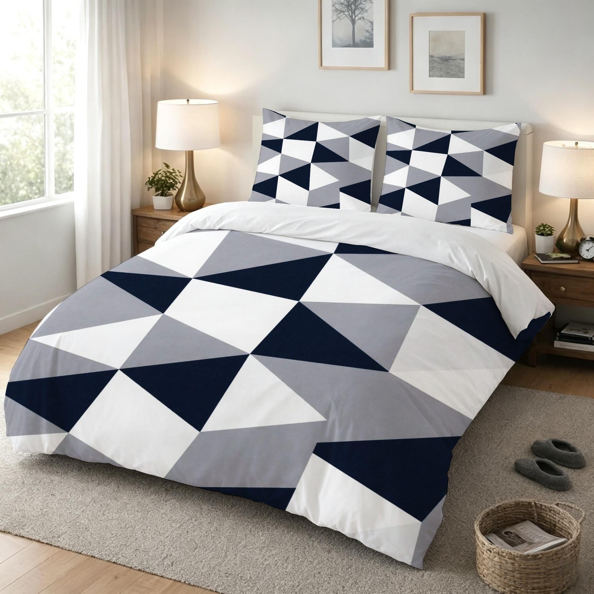 Copripiumino Matrimoniale Cigno Bianco 260x240, AW108 | Traspiranti Durevoli Copripiumino per Tutta la Famiglia, Biancheria da Letto Matrimoniale Microfibra per Tutte le Stagioni
