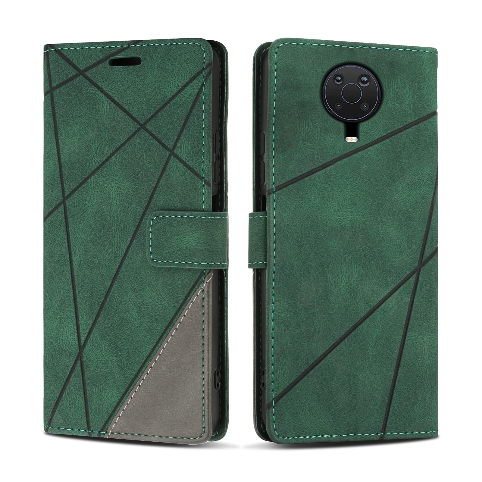 Custodia A Portafoglio 32nd In Pelle PU Per Nokia X10 E X20 – Blu – Con Slot E Chiusura Magnetica - 3