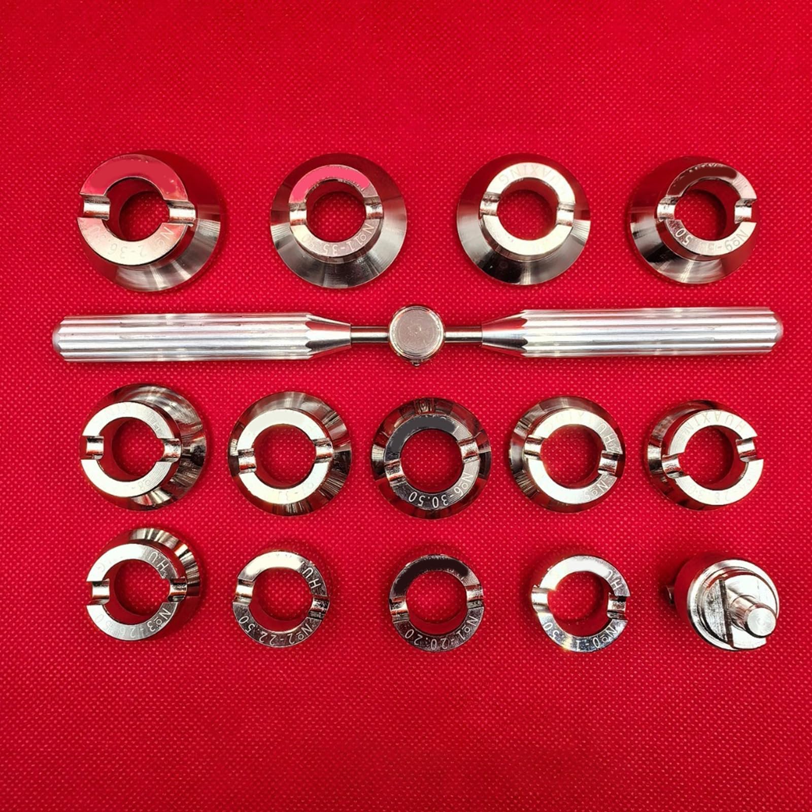 Juego de herramientas ergonómicas para abrir relojes, acero resistente al desgaste para facilitar las operaciones en el mantenimiento de relojes