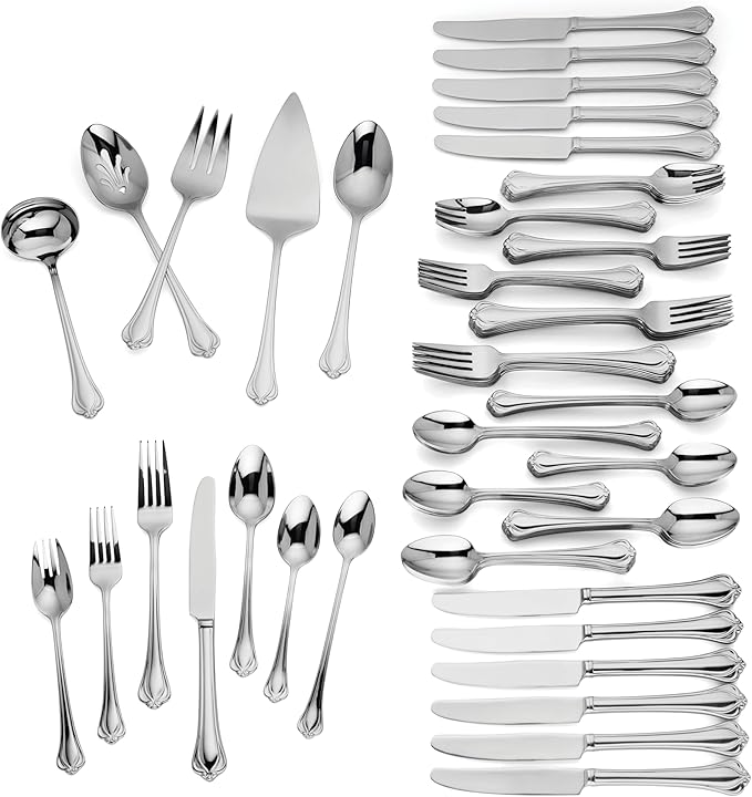 Lenox 892282 Alcott 89-Piece Flatware Set