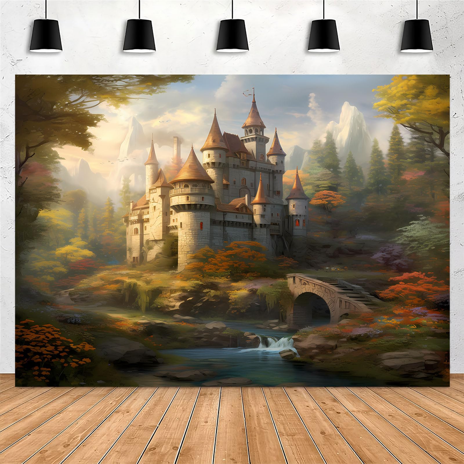 Fantasy Castle In The Forest