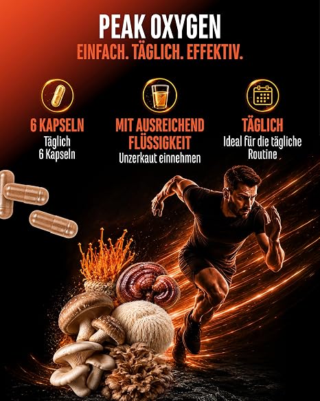 GEN GERMAN ELITE NUTRITION Peak VO2 Max Complex - 180 Capsules