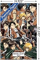 Vista 86 de Trends International Attack on Titan - Póster de pared, 22.375 x 34 pulgadas, póster y paquete de montaje