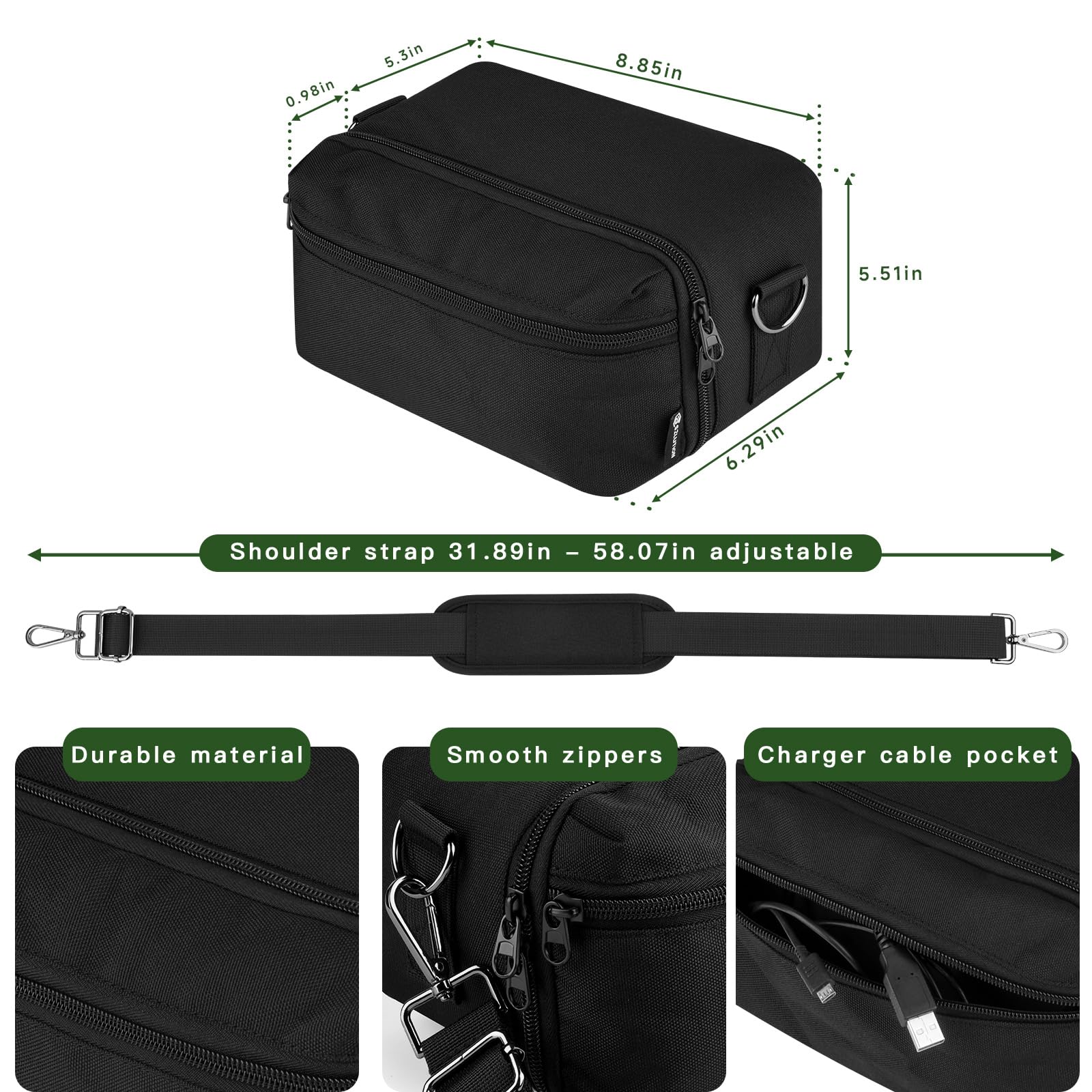 Amazon.com: CaSZLUTION Travel Case for Anker 548 Power Bank