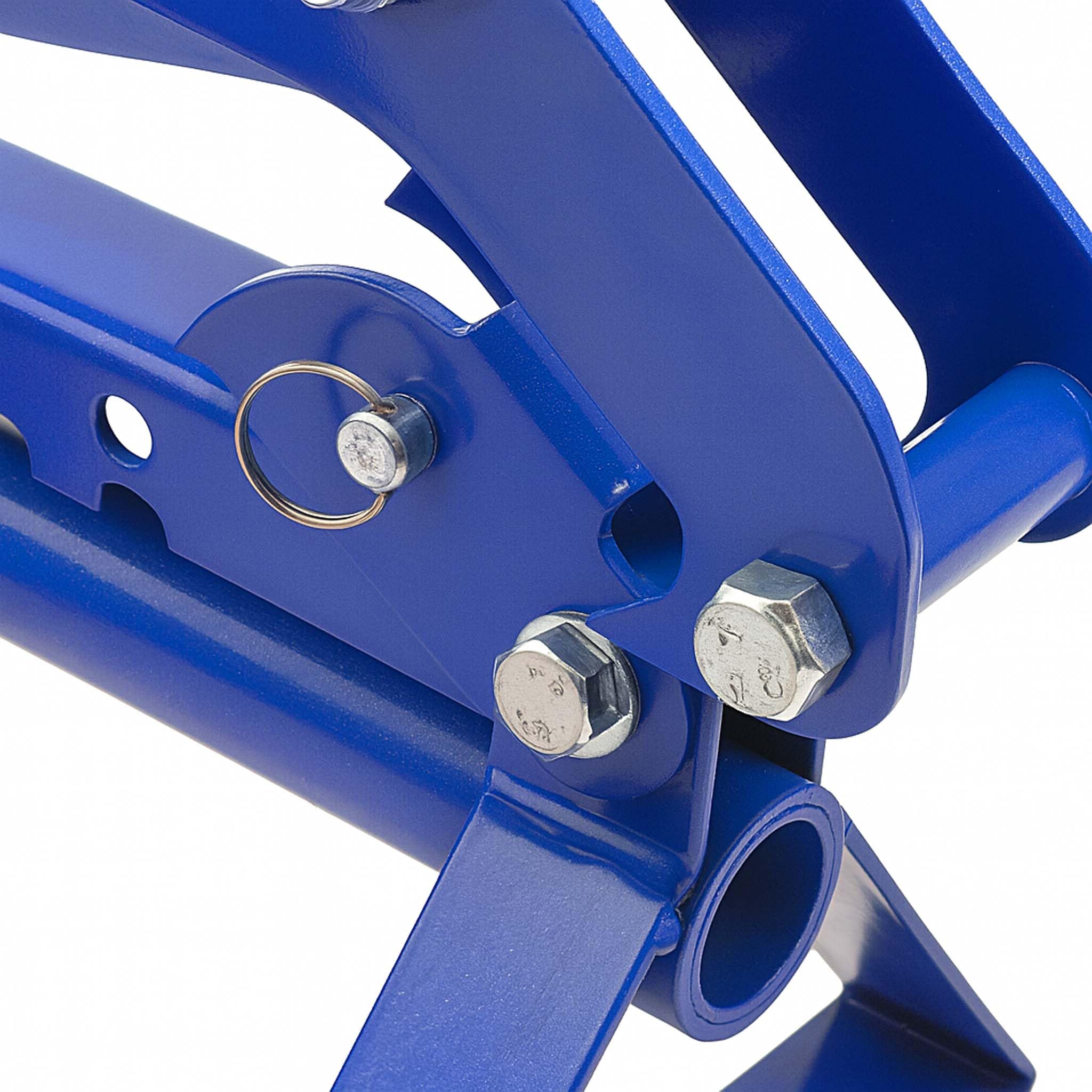 Wiltec Leva giratronchi e alzatronchi 5in1, per sollevamento tronchi Ø50cm, in acciaio