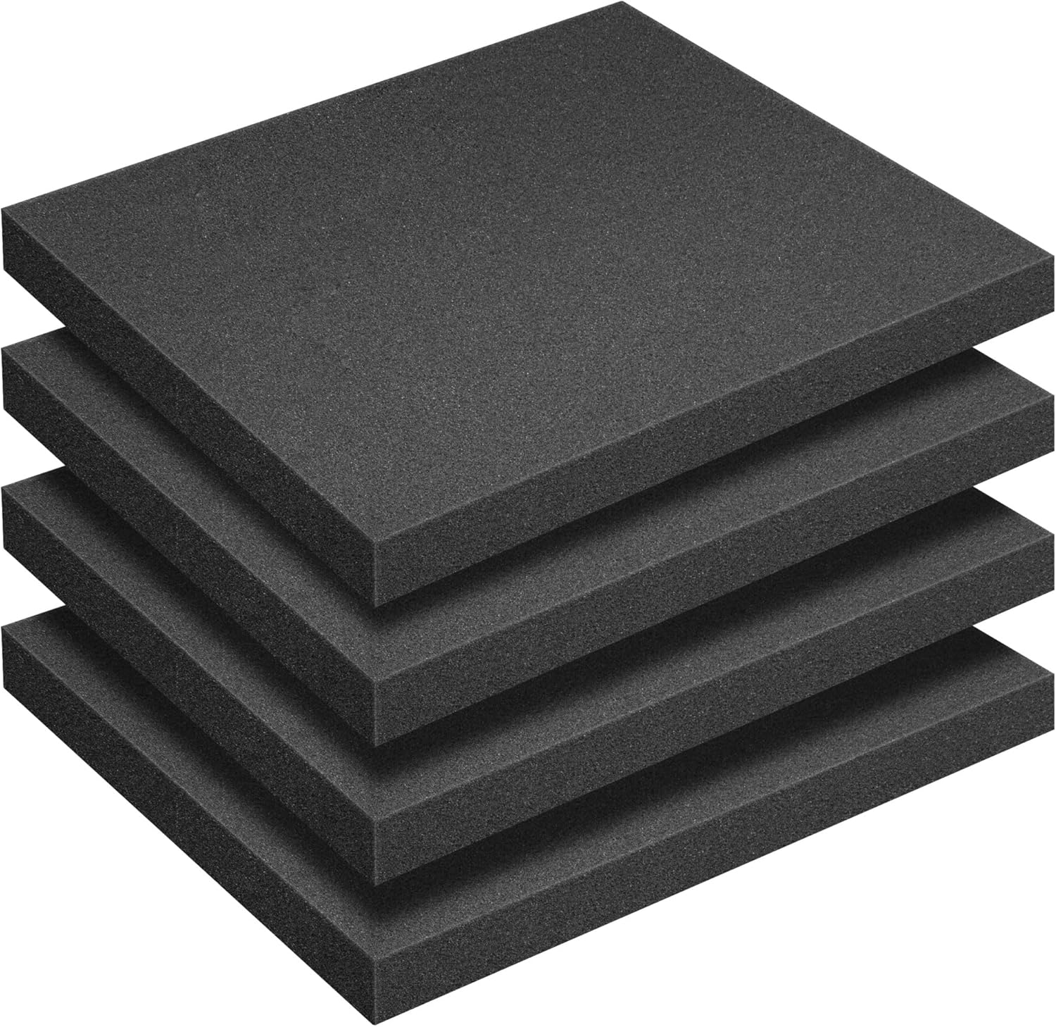 4 Pcs Polyurethane Foam Sheet 16 x 12 x 1.5 Inch Cuttable Foam Inserts