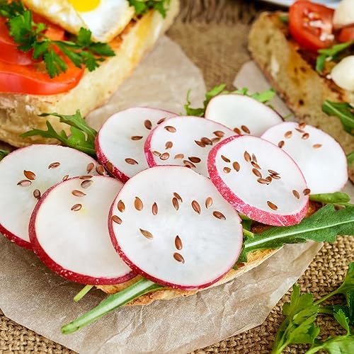 Miniatura 4 de Birch & Meadow Semillas de lino marrón, 1.8 libras, sabor a nuez, semillas de lino