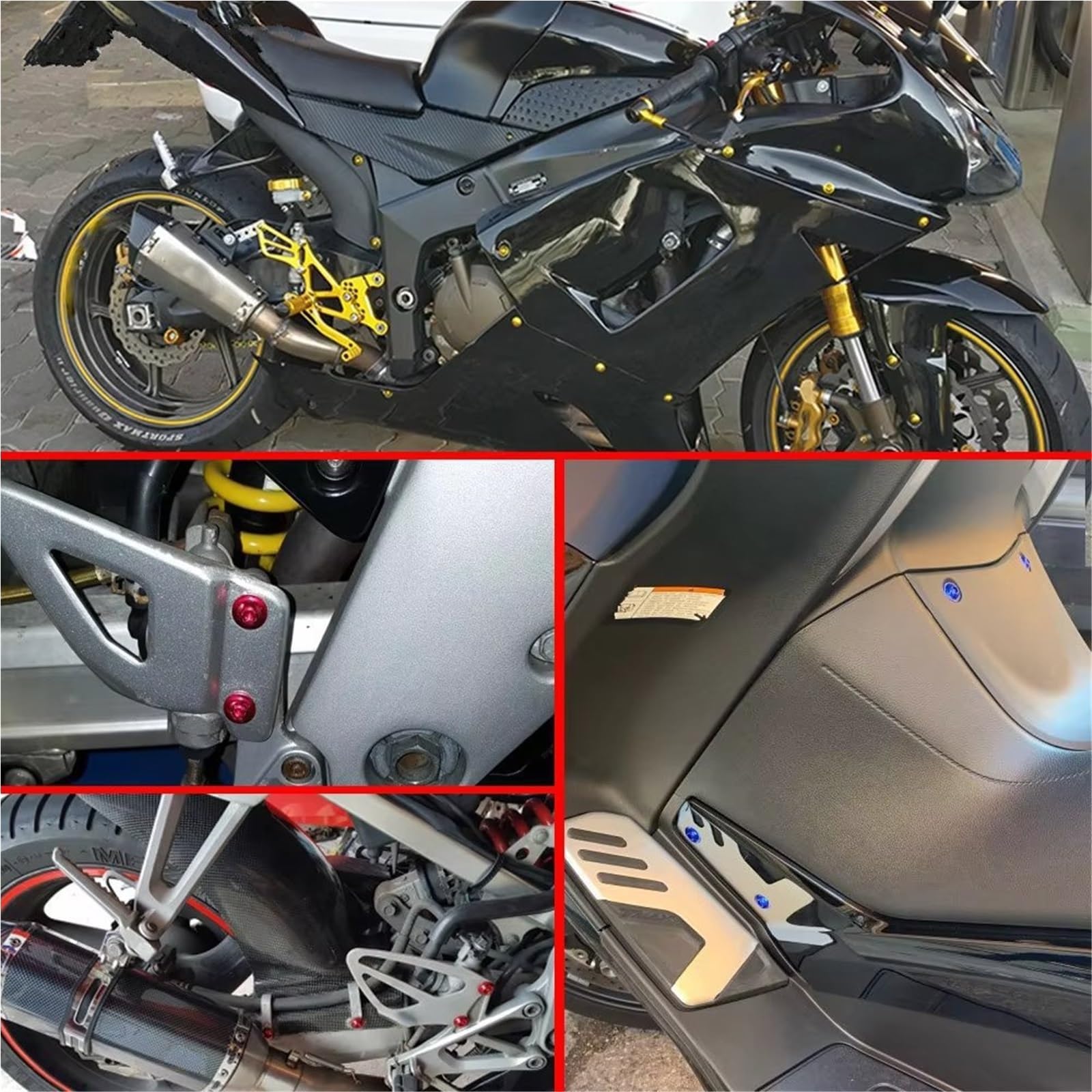 Kit Bulloni Montaggio Per Carenatura Moto Per CRM250R