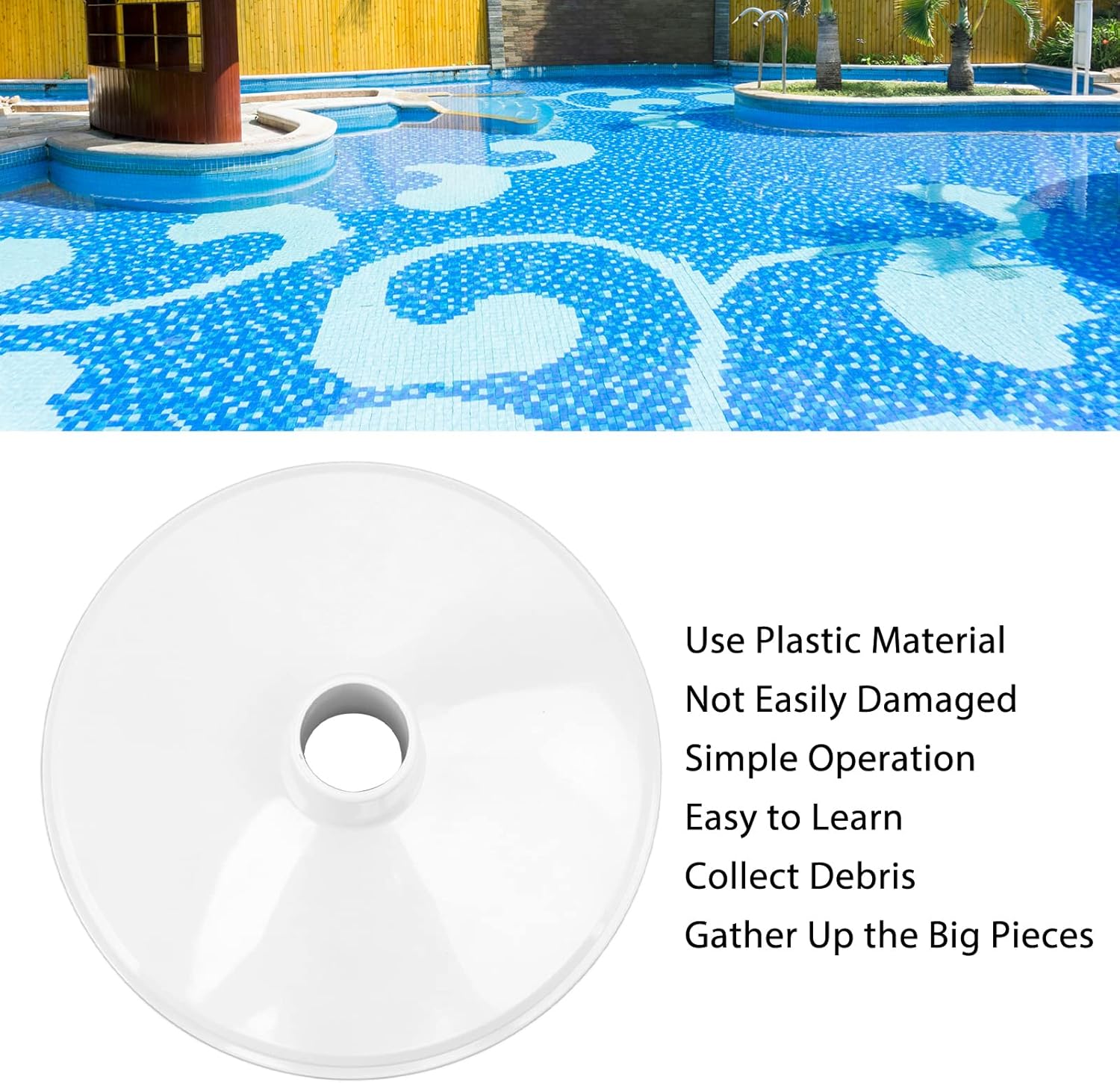 Skim Vacuum Plate, Pool Skimmer Vacuum Plate Accessory Replacement for sp1106 for sp1082 for 1084 for 1085