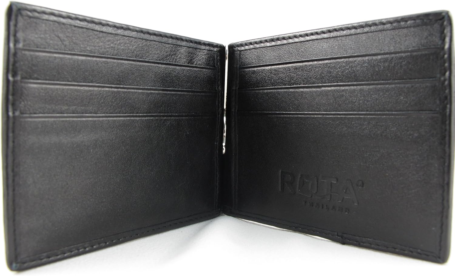 Genuine Stingray Skin Money Clip Slim Fold Wallet - Image 5