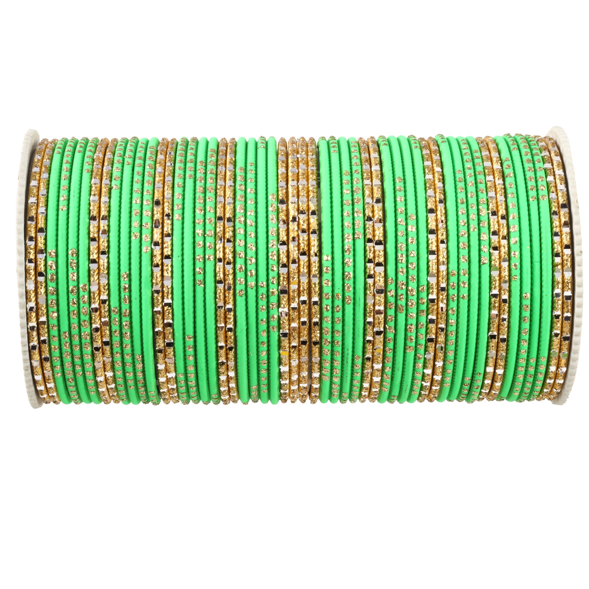 Sanara Traditionl Glossy Zari Cutting Pattern Shining Metal 52 Pcs Bangles Set for Women & Girls Jewellery (Parrot Green, 2.10 (2.62inch)) (B07DSD5ZC2) Amazon Price History, Amazon Price Tracker