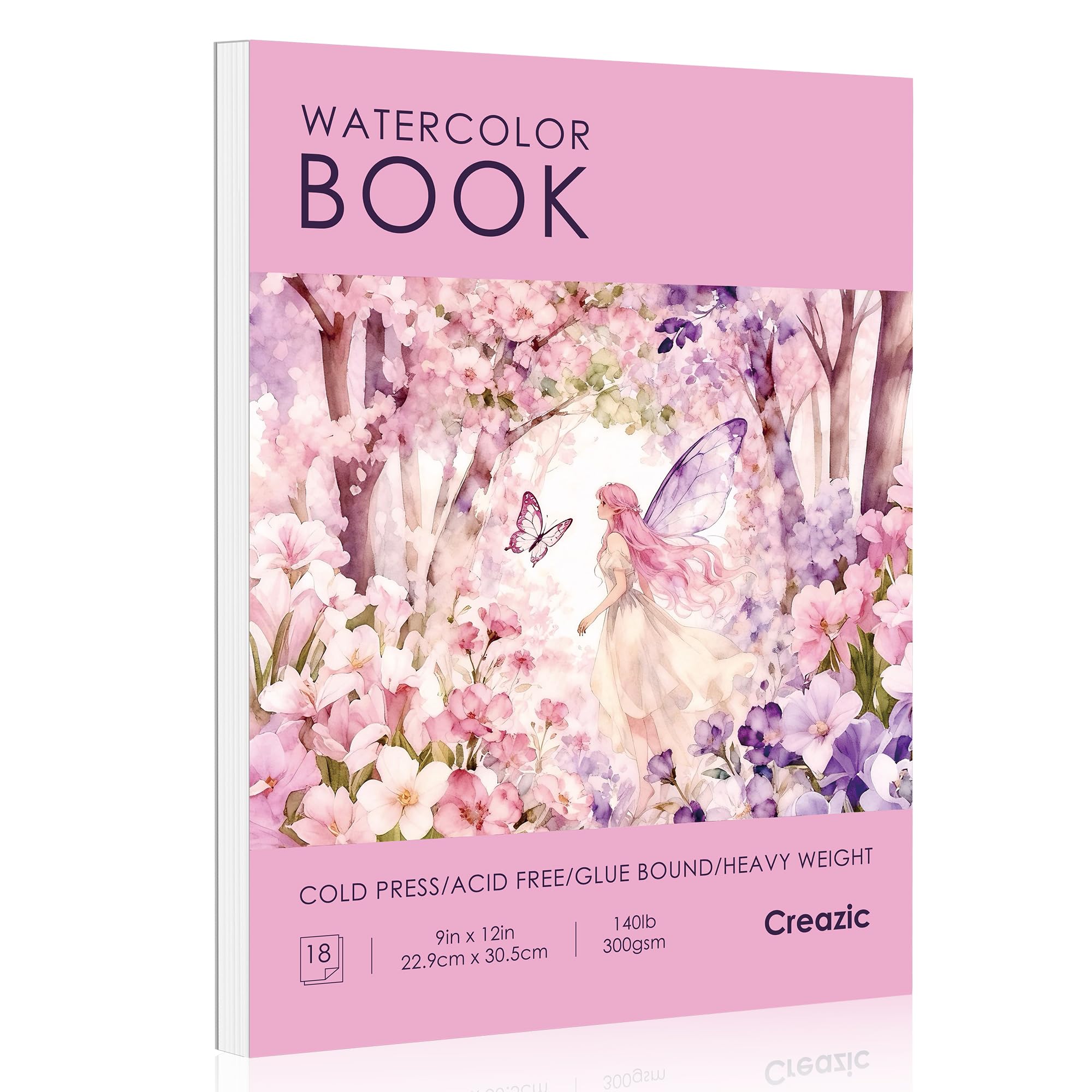 CREAZIC 9"x12" Watercolor Pad 50% Off Creator Campaign |