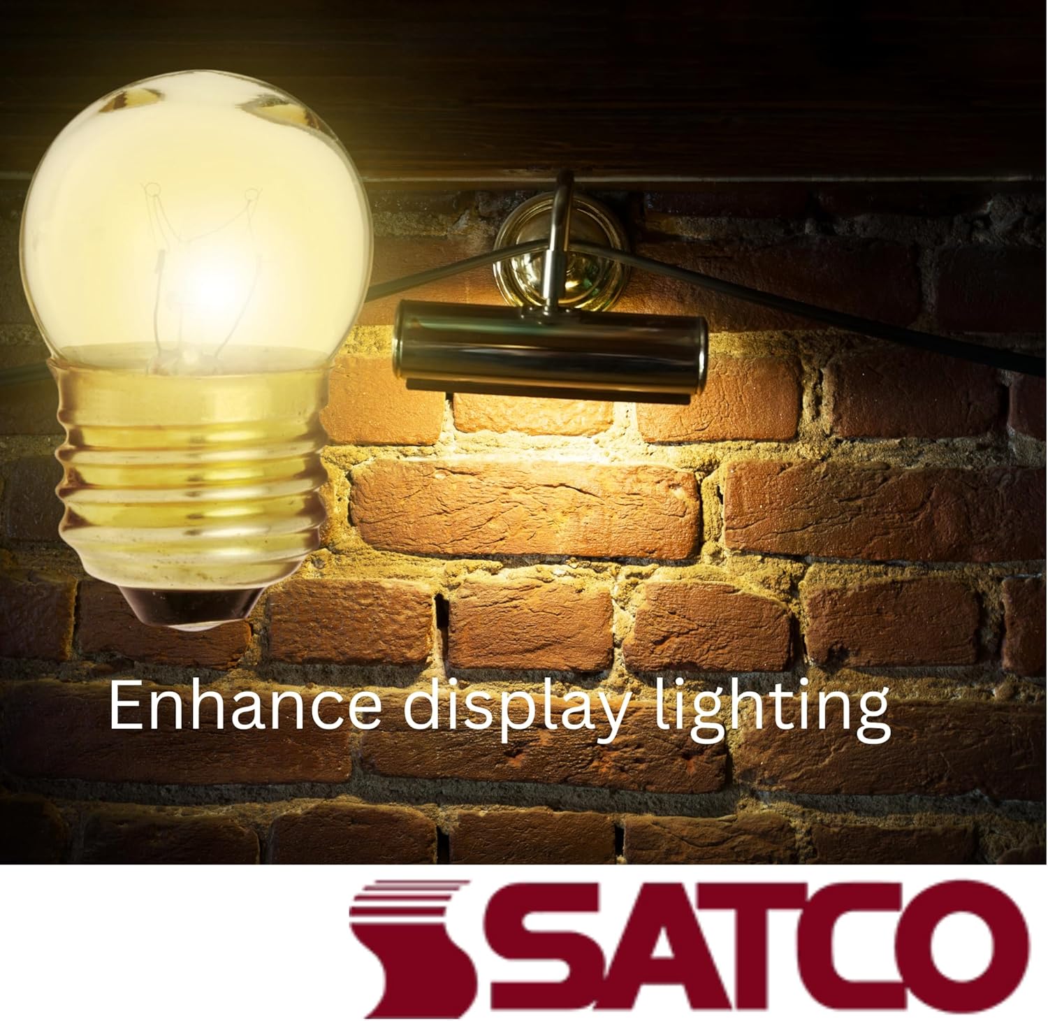 Satco Lighting S3794 -- 7.5 Watt S11 Incandescent Clear Light Bulbs - 2500 Average rated hours - 40 Lumens - Medium base - 120 Volts - Carded (20 Pack)