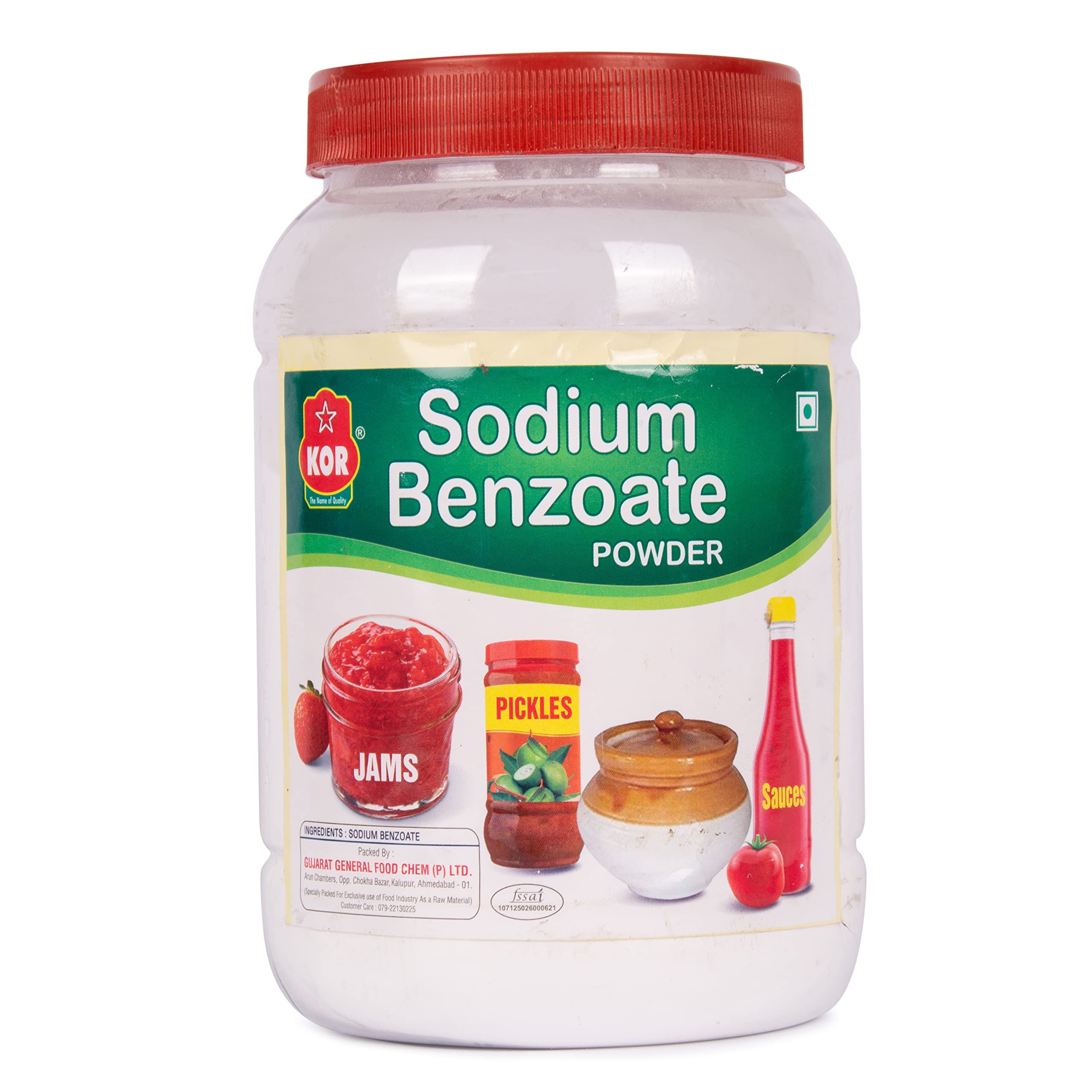 Sodium Benzoate Powder - 400g (Pack of 1) / Food Grade/Pickles, Salad Dressing, Bottled Lemon Juice, Soya Sauce, Soda/Multipurpose Uses