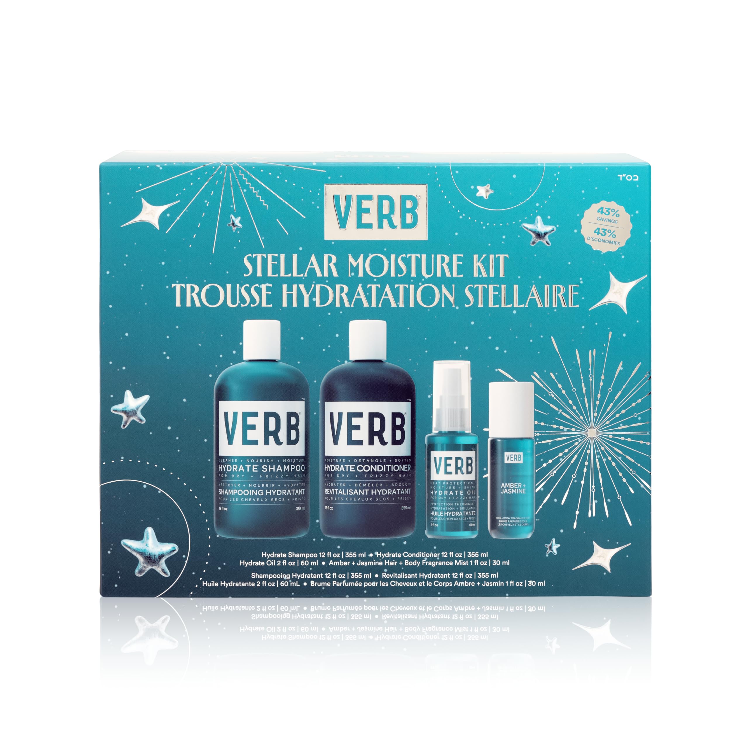 VERB Hydrate Stellar Moisture Kit, 4-Piece Kit- Argan Oil Deep Moisture Set