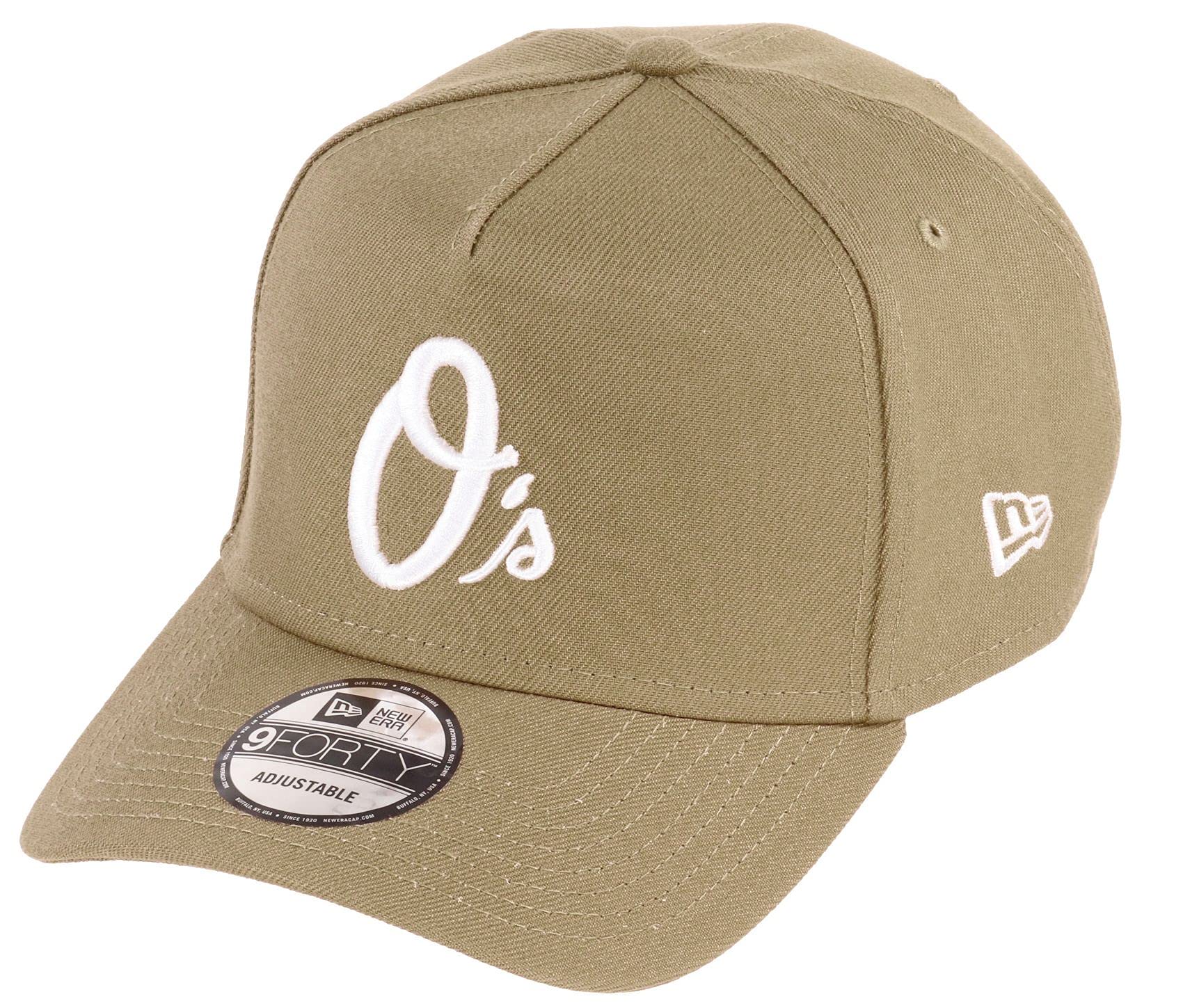 New Era Baltimore Orioles MLB Khaki 9Forty A-Frame Adjustable Cap โ image 1