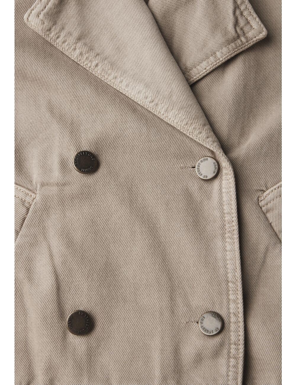 Street One Damen Denim Trench Jacke