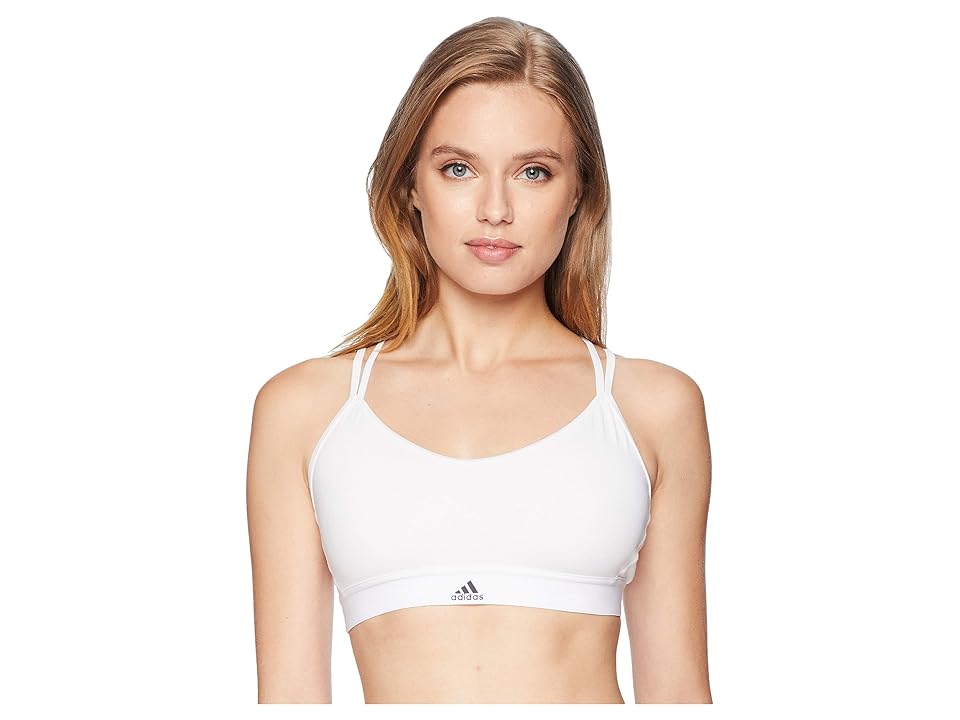 

adidas All Me Strappy Bra (White) Women's Bra