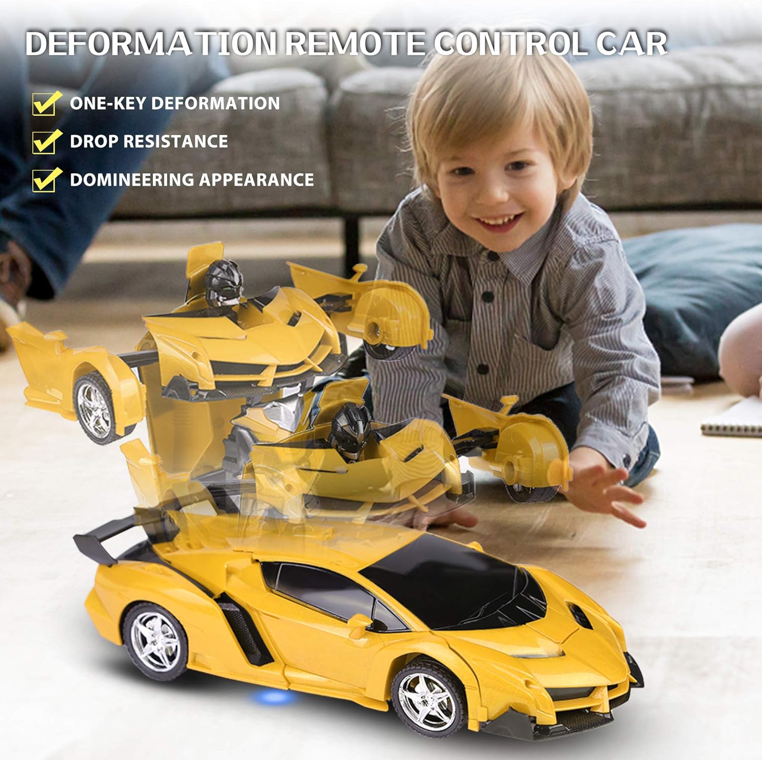 Remote Controlled Car, Remote Controlled Car Transformer Robot Children