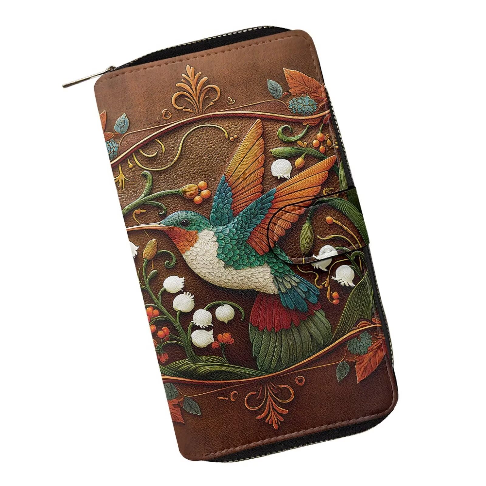 COEQINE Ladies Wallets Pink Leopard Heart Black Printed Leather Phone Long Clutch Purses Check Coin Change Holder