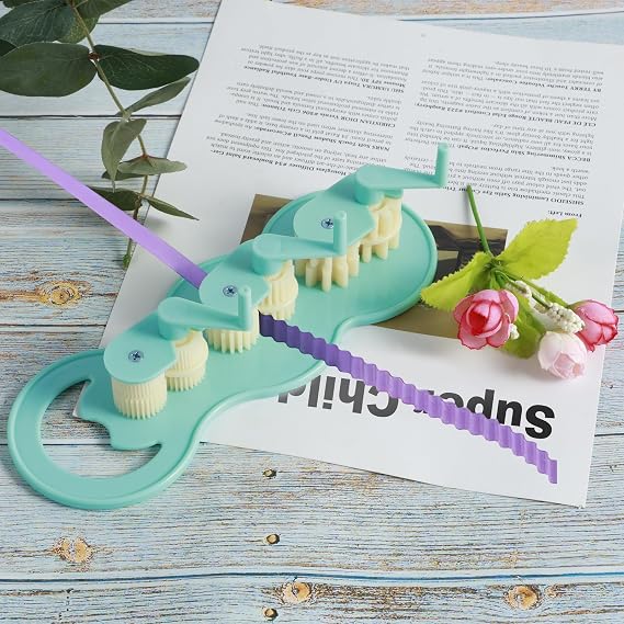 HOTBEST Paper Crimper Plastic Paper Quilling Crimping Tool Portable Paper Slip Shape Making Tool Hand-Operated Quilling Crimper DIY Quilling Supplies for Paper Quilling Papercraft