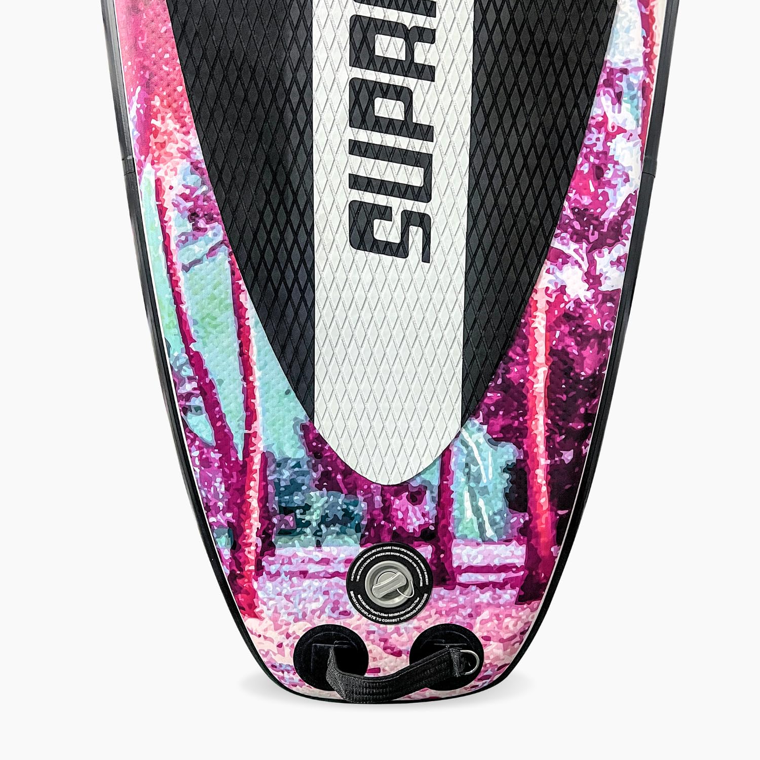 Suprfit Aufblasbares Stand-Up Paddleboard Miami Mint, 330 × 79 × 15 cm, bis 140 kg, inkl. Paddel, Pumpe und Tasche