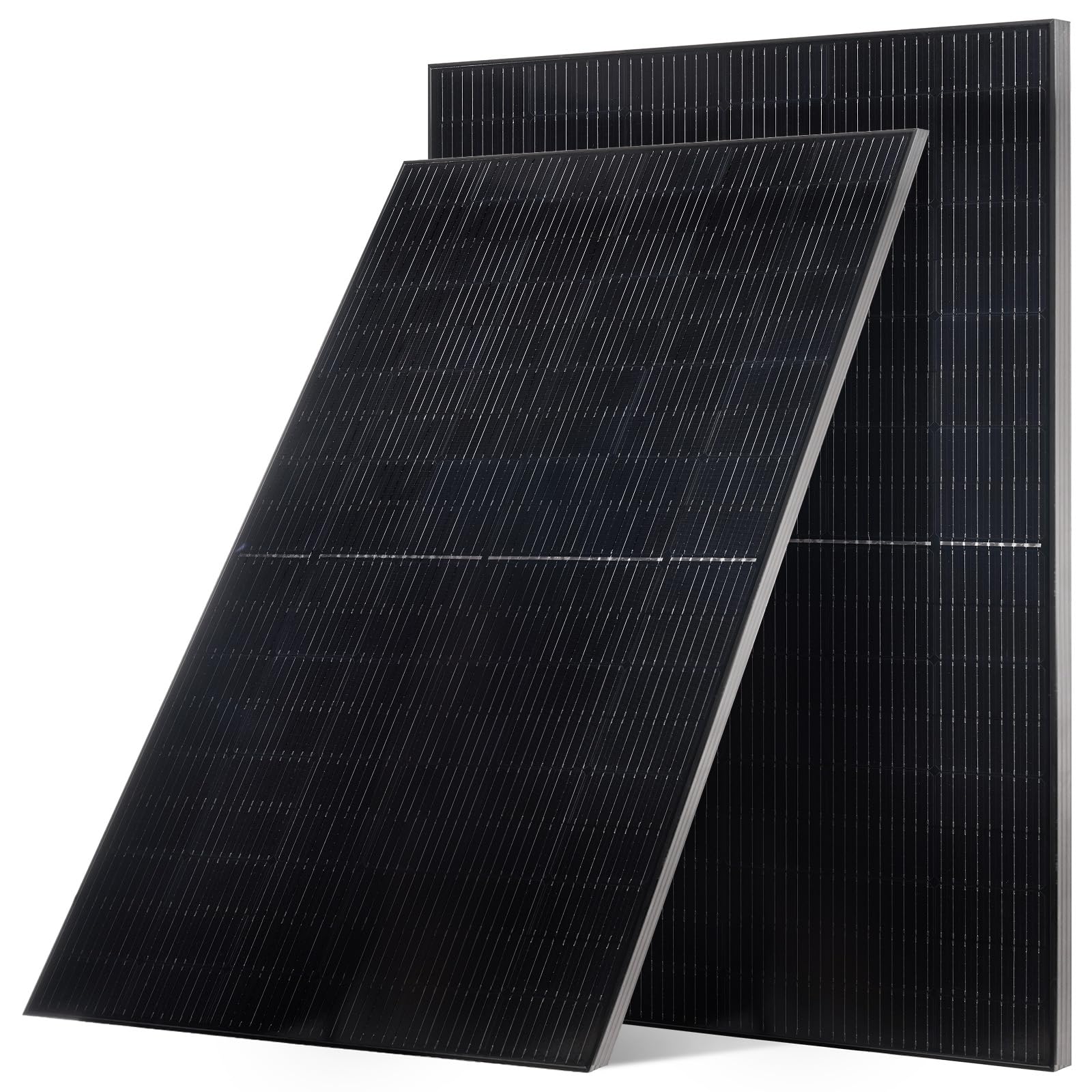 VEVOR Modulo Solare Monocristallino 2 Pezzi da 400 W ad Alta Efficienza con Uscita MC4 Stabile e Telaio in Alluminio, Impermeabile IP65 per Applicazioni su Tetti Piani per Auto, Barche, Camper