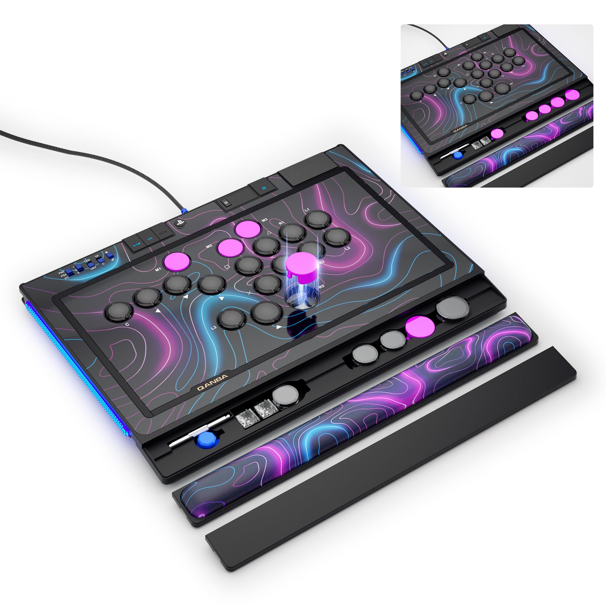 Amazon.co.jp: Qanba Sapphire Arcade S1 Leverless Arcade Controller