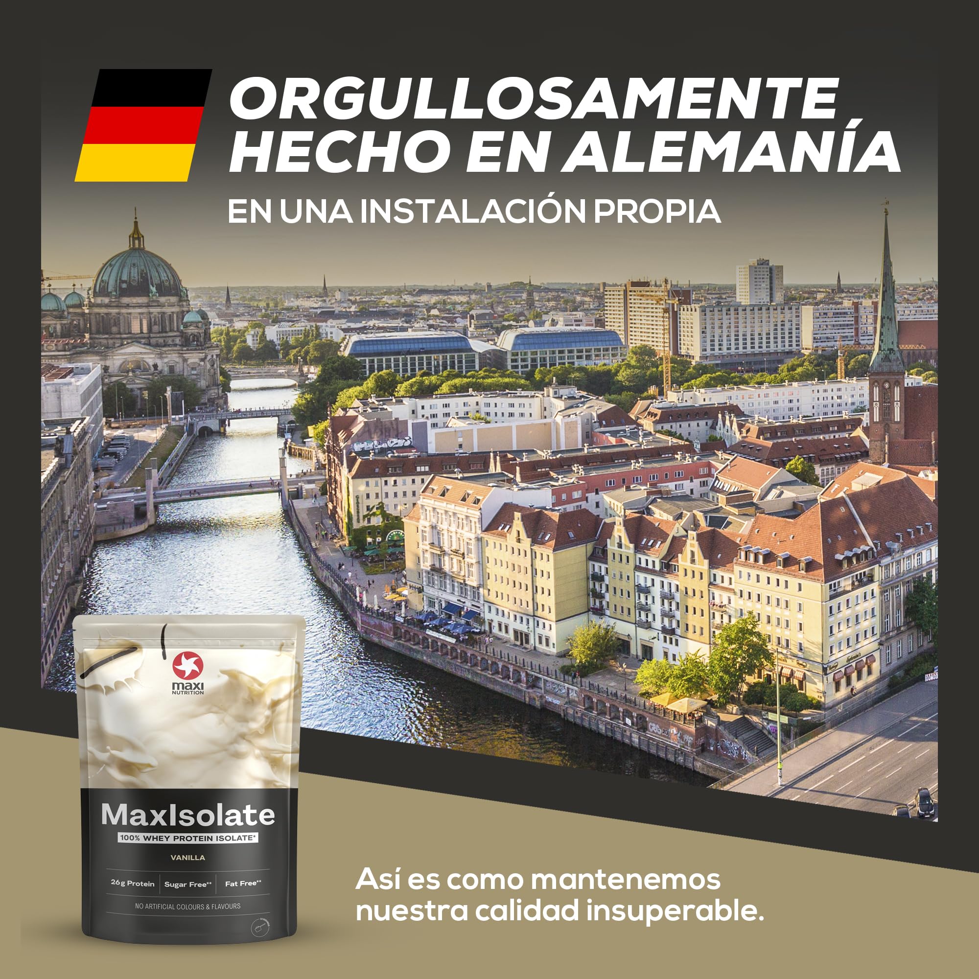 HNC MN MAXISOLATE VANILLA 1000G (Sabor Vainilla)