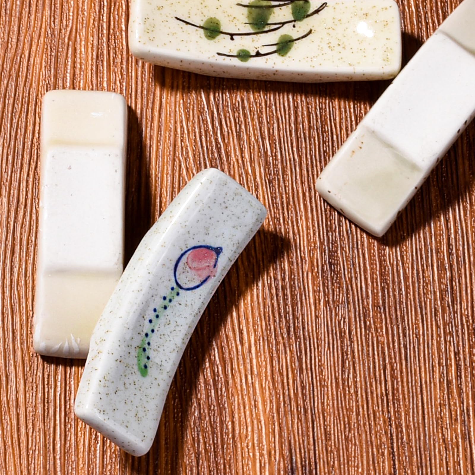 Amazon.com: Japanese Style Chopstick Holder Set of 4 Pcs Ceramic