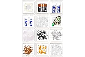 Simple Houseware 12 Pack Square Drawer Organizer