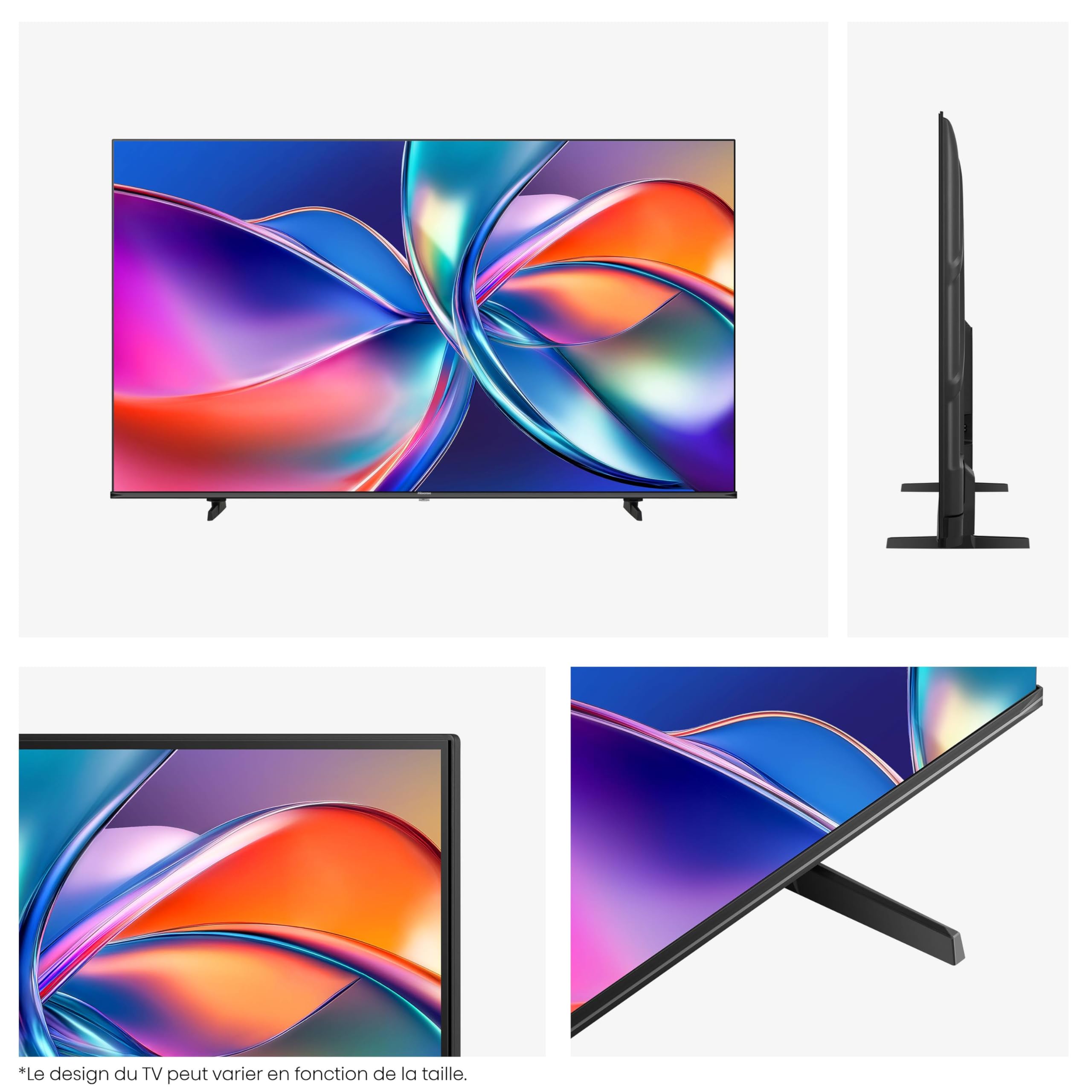 Hisense 55E7DS QLED 4K TV 55" (139 cm), seria E7DS, panel VA (kontrast 8000:1), Dolby Vision IQ, HSR 120 Hz, tryb gier Plus
