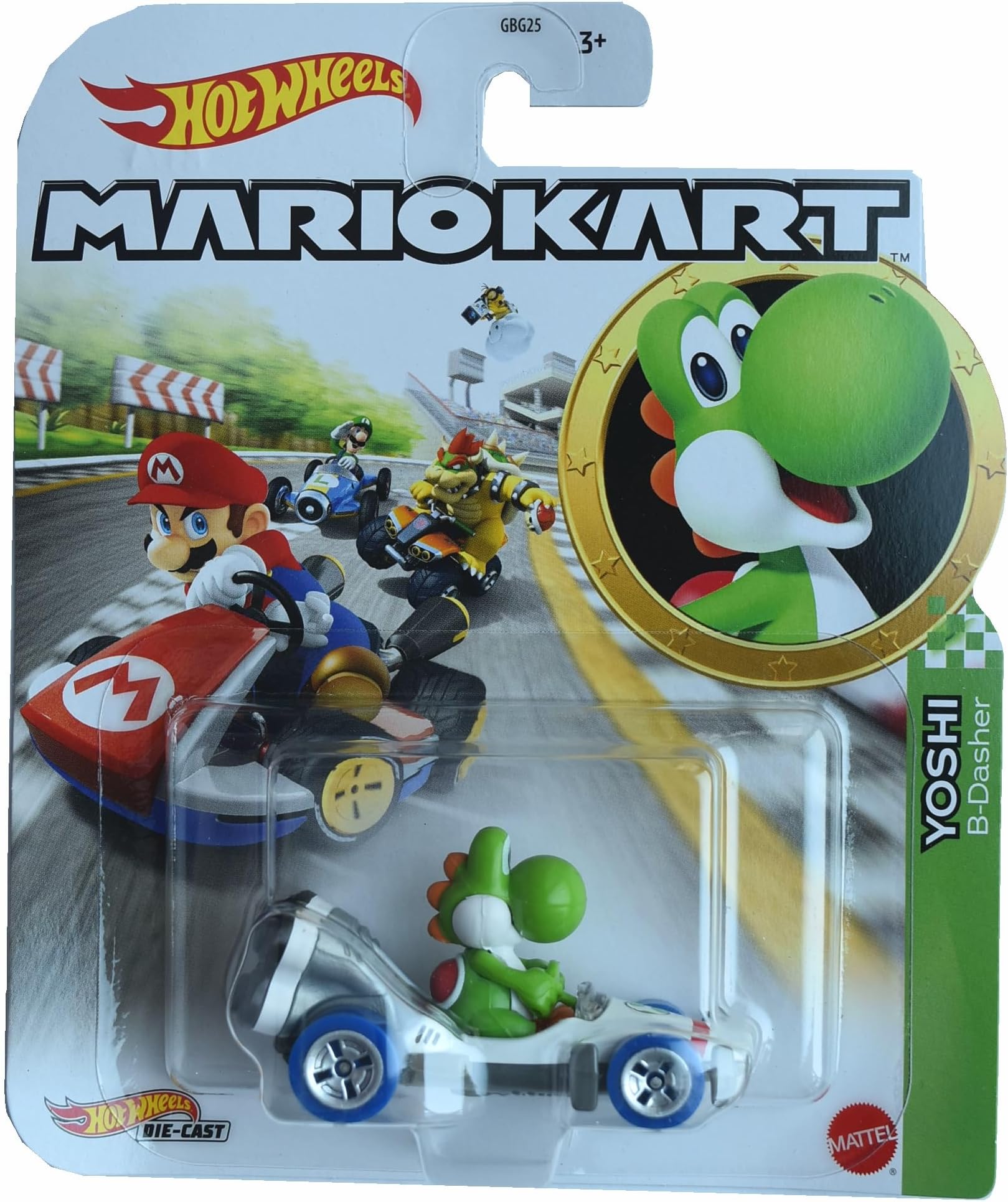 Hot Wheels Mario Kart Yoshi, B-Dasher